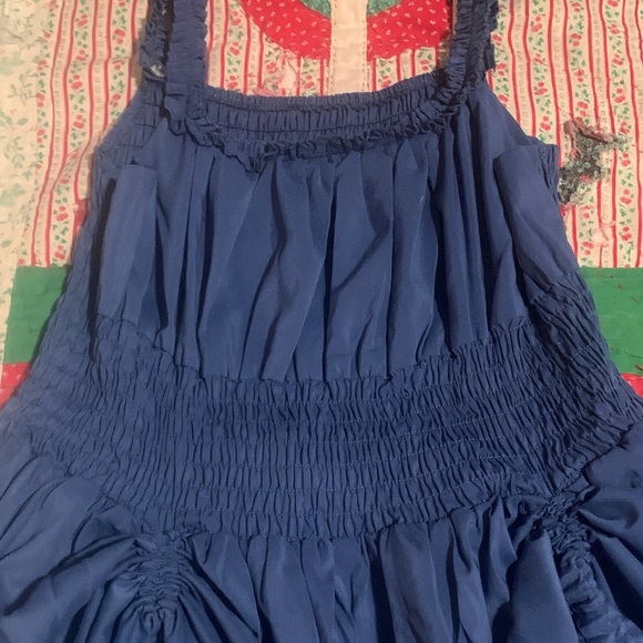 Blue Ruffled Dress - Picture 7 of 7